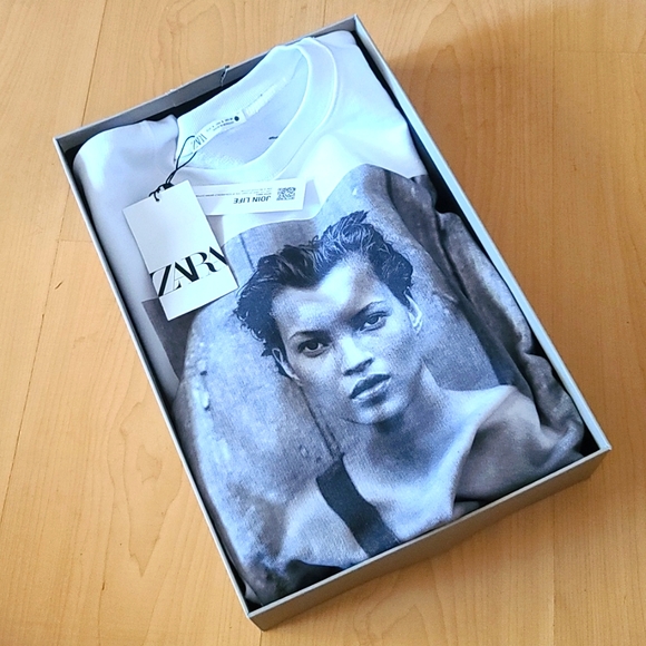 zara kate moss sweatshirt